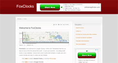 Desktop Screenshot of foxclocks.org